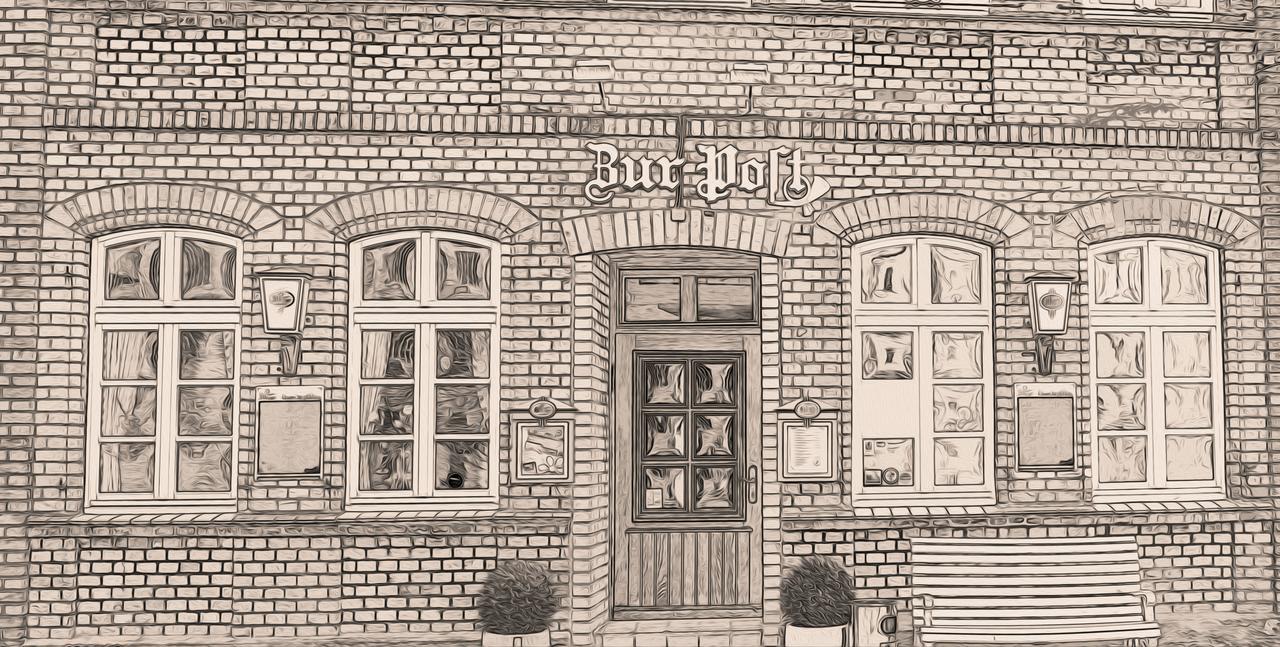 זנדנהורסט Hotel Gasthof Zur Post מראה חיצוני תמונה